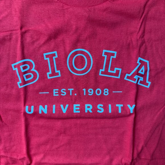 Two (2) NEW Sz S Biola University (Los Angeles, CA) t-shirts - Picture 4 of 11
